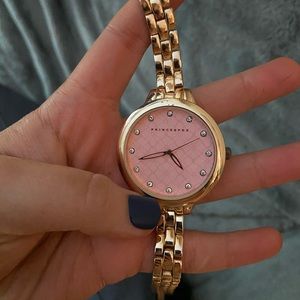 Gold/Pink watch